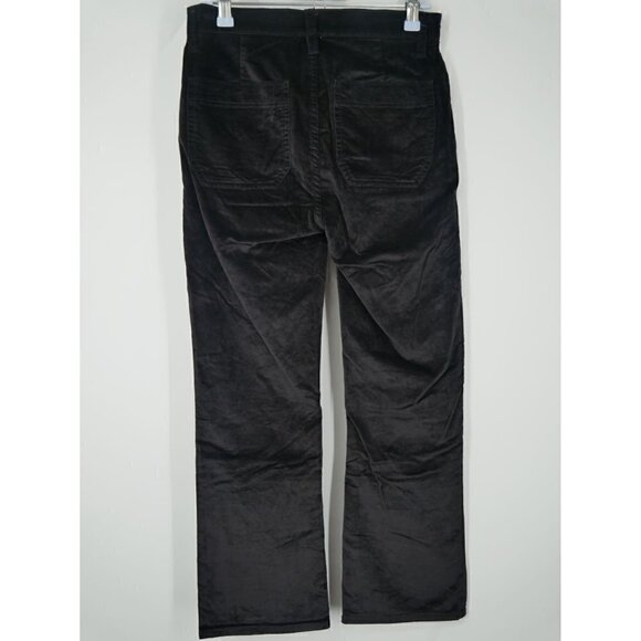 NWOT J.Crew Billie Demi Boot Crop in Velvet Black 25 - Picture 4 of 9